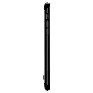 Чехол противоударный Spigen Original Ultra Hybrid S с подставкой для iPhone 11 силиконовый прозрачный Jet Black фото