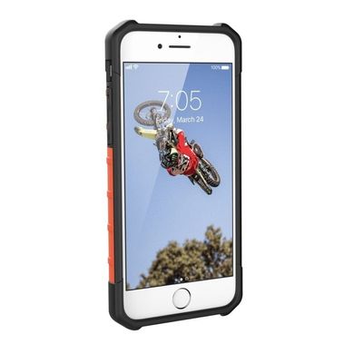 Чохол протиударний UAG Pathfinder Camo для iPhone 7/8 / SE (2020) зелений + помаранчевий ТПУ + пластик Rust фото