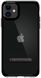 Чехол противоударный Spigen Original Ultra Hybrid S с подставкой для iPhone 11 силиконовый прозрачный Jet Black