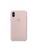 Чехол силиконовый soft-touch Apple Silicone case для iPhone X/Xs розовый Pink Sand