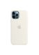Чохол силіконовий soft-touch Apple Silicone case with Mag Safe для iPhone 12 Pro Max білий White