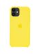 Чохол силіконовий soft-touch ARM Silicone Case для iPhone 11 жовтий Canary Yellow