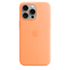 Чехол Silicone case with MagSafe для iPhone 15 Pro Orange Sorbet AAA
