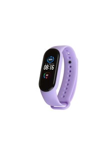 Ремінець для Xiaomi Mi Band 3/4 силіконовий бузковий Pale Purple фото