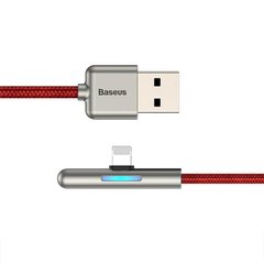 Кабель Lightning to USB Baseus (CAL7C-A09) 1 метр красный Red фото