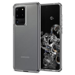 Чехол силиконовый Spigen Original Ultra Liquid Crystal для Samsung Galaxy S20 Ultra прозрачный Crystal Clear фото