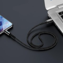 Кабель Lightning to USB Usams US-SJ243 1,2 метра черный Black фото