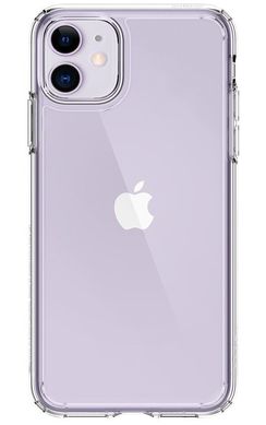 Чехол противоударный Spigen Original Ultra Hybrid для iPhone 11 силиконовый прозрачный Crystal Clear фото