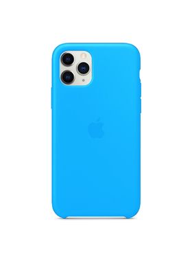 Чохол силіконовий soft-touch RCI Silicone case для iPhone 11 Pro блакитний Ultra Blue фото