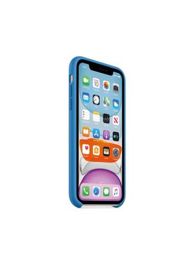 Чехол Apple Silicone case for iPhone 11 Surf Blue синий фото