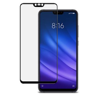 Защитное стекло с рамкой для Xiaomi Mi 8 Lite Black фото