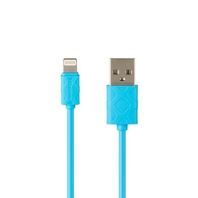 Кабель Lightning to USB Baseus (CALUN-03) 1 метр блакитний Blue фото