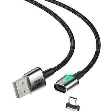 Кабель USB to USB Type-C Baseus (CATXC-B01) магнітний 2 метра чорний Black фото