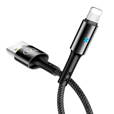 Кабель Lightning to USB Usams US-SJ243 1,2 метра чорний Black фото