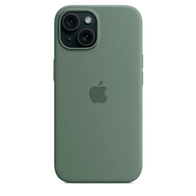 Чохол Apple Silicone case with MagSafe для iPhone 15 Cypress AAA фото