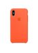 Чохол силіконовий soft-touch ARM Silicone case для iPhone X / Xs помаранчевий Orange фото