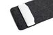 Фетровый чехол Gmakin для Macbook Air 13 (2012-2017) / Pro Retina 13 (2012-2015) синий+черный (GM66) Gray+Black
