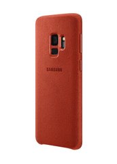 Чехол Alcantara Cover для Samsung Galaxy S9 Plus красный Red фото