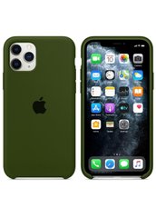 Чохол силіконовий soft-touch ARM Silicone Case для iPhone 11 Pro Max зелений Army Green фото