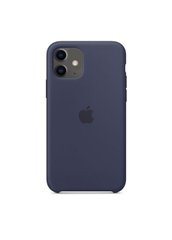 Чохол силіконовий soft-touch RCI Silicone Case для iPhone 11 синій Midnight Blue фото