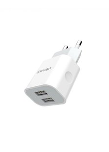 Зарядное устройство USAMS US-CC023 2xUSB 2.4A White фото