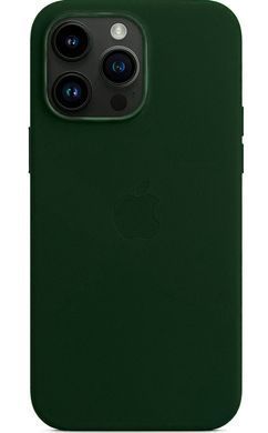 Чехол Leather Case with Magsafe для Apple iPhone 13 Pro Max Sequoia green AAA фото