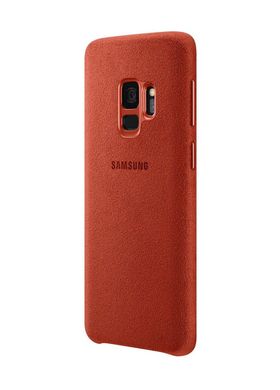 Чехол Alcantara Cover для Samsung Galaxy S9 Plus красный Red фото