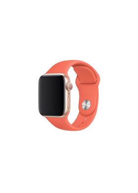 Ремешок Sport Band для Apple Watch 38/40mm силиконовый оранжевый спортивный ARM Series 6 5 4 3 2 1 Clementine фото