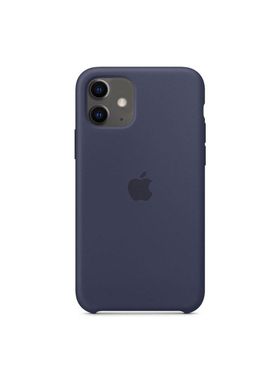 Чохол силіконовий soft-touch RCI Silicone Case для iPhone 11 синій Midnight Blue фото