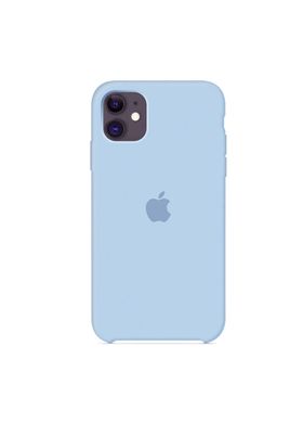 Чохол силіконовий soft-touch ARM Silicone Case для iPhone 11 блакитний Sky Blue фото