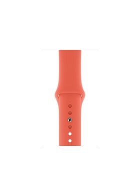 Ремінець Sport Band для Apple Watch 38 / 40mm силіконовий помаранчевий спортивний ARM Series 6 5 4 3 2 1 Clementine фото