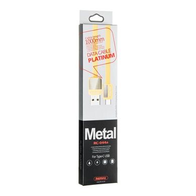 USB Cable Remax (OR) Platinum RC-044a Type-C Gold 1m фото