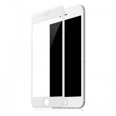 Захисне скло для iPhone 7 Plus / 8 Plus Baseus Silk screen (SGAPIPH8N-TG02) 0,2mm ультратонкі біла рамка White фото