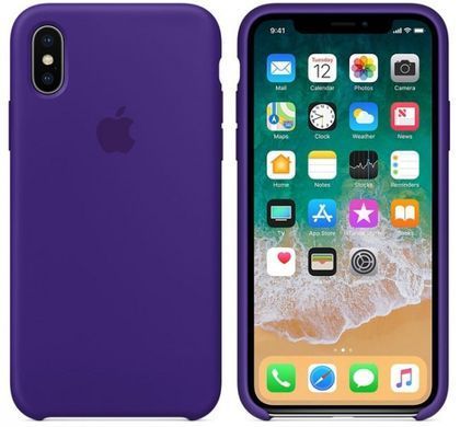 Чехол Silicone Case A для Apple iPhone Xs Max Ultra Violet фото