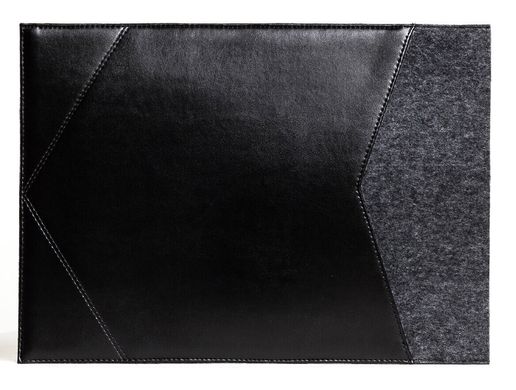 Кожаный чехол Gmakin для Macbook New Air 13 (2018-2020) черный (GM09-13New) Black фото