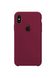Чохол силіконовий soft-touch RCI Silicone case для iPhone Xs Max червоний Marsala фото