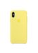 Чохол силіконовий soft-touch RCI Silicone case для iPhone X / Xs жовтий Lemonade фото