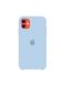 Чехол силиконовый soft-touch ARM Silicone Case для iPhone 11 голубой Sky Blue