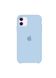 Чохол силіконовий soft-touch ARM Silicone Case для iPhone 11 блакитний Sky Blue