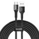 USB Cable Baseus Halo Data MicroUSB (CAMGH-E01) Black 3m