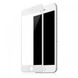 Защитное стекло для iPhone 7 Plus/8 Plus Baseus Silk screen (SGAPIPH8N-TG02) 0,2mm ультратонкое белая рамка White