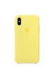 Чехол силиконовый soft-touch RCI Silicone case для iPhone X/Xs желтый Lemonade