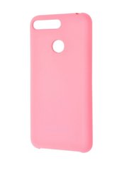 Чехол силиконовый Hana Molan Cano плотный для Huawei Y7 2018 розовый Pink фото