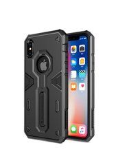 Чехол противоударный Nillkin Defender II Case для iPhone X/Xs черный ТПУ+пластик Black фото