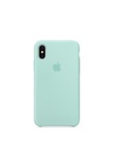Чохол силіконовий soft-touch RCI Silicone case для iPhone Xs Max м'ятний Jewerly Green фото