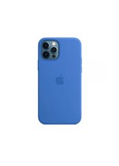 Чехол силиконовый soft-touch ARM Silicone Case для iPhone 12 Pro Max синий Capri Blue фото