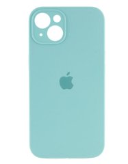 Чохол Silicone Case Full Camera Protective (AA) для Apple iPhone 13 (Бірюзовий / Marine Green) фото