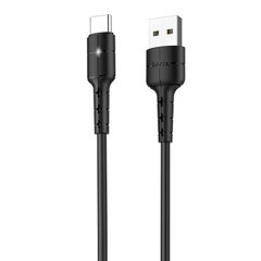 Кабель USB to USB Type-C Hoco X30 1,2 метр чорний Black фото