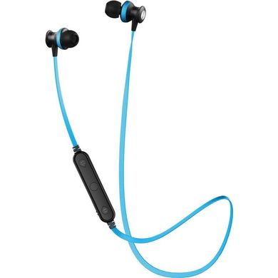 Навушники бездротові вакуумні Awei B980BL Sport Bluetooth з мікрофоном сині Blue фото