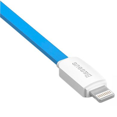 Кабель Lightning to USB Baseus (CAAPIH6-ND32) 1 метр синий+белый Blue/White фото